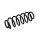 Suspension Spring Set rear coil spring Ø 10.2 mm EIBACH for FORD FIESTA