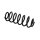 Suspension Spring Set rear coil spring Ø 10.2 mm EIBACH for FORD FIESTA