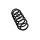 Suspension Spring Set rear coil spring Ø 10.2 mm EIBACH for FORD FIESTA