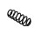 Suspension Spring Set rear coil spring Ø 12.5 mm EIBACH for e.g. VW PASSAT