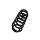 Suspension Spring Set rear coil spring Ø 12.5 mm EIBACH for e.g. VW PASSAT