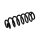 Suspension Spring Set rear coil spring Ø 12.5 mm EIBACH for e.g. VW PASSAT