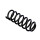 Suspension Spring Set Rear Axle Coil Spring Ø 12.8 mm EIBACH for PEUGEOT 407