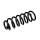 Suspension Spring Set Rear Axle Coil Spring Ø 12.8 mm EIBACH for PEUGEOT 407
