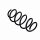 Suspension Spring Set front coil spring Ø 11.8 mm EIBACH for e.g. FORD FIESTA