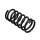 Suspension Spring Set Rear Axle Coil Spring Ø 15.8 mm EIBACH for MB PAGODE