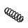 Suspension Spring Set rear axle coil spring Ø 12 mm EIBACH for e.g. AUDI A3