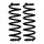 Fahrwerksfedern-Set Hinterachse Ø 13,3 mm 312 mm EIBACH für u.a. AUDI A3