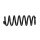 Suspension Spring Set rear axle coil spring Ø 13.3 mm EIBACH for e.g. AUDI A3