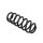 Suspension Spring Set rear axle coil spring Ø 13.3 mm EIBACH for e.g. AUDI A3