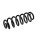 Suspension Spring Set rear axle coil spring Ø 13.3 mm EIBACH for e.g. AUDI A3
