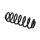 Suspension Spring Set rear axle coil spring Ø 13.3 mm EIBACH for e.g. AUDI A3