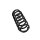 Suspension Spring Set rear axle coil spring Ø 13.3 mm EIBACH for e.g. AUDI A3
