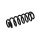 Suspension Spring Set rear axle coil spring Ø 12.3 mm EIBACH for e.g. AUDI A3