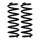 Suspension spring set rear axle Ø 12.5 mm 303 mm EIBACH for e.g. VW GOLF VII