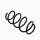 Suspension Spring Set front coil spring Ø 12.8 mm EIBACH for e.g. SKODA SUPERB
