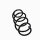 Suspension Spring Set front coil spring Ø 12.8 mm EIBACH for e.g. SKODA SUPERB