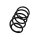 Suspension Spring Set front coil spring Ø 13 mm EIBACH for e.g. FORD FOCUS