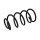 Suspension Spring Set front coil spring Ø 13 mm EIBACH for e.g. FORD FOCUS
