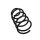 Suspension Spring Set front coil spring Ø 13 mm EIBACH for e.g. FORD FOCUS