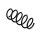 Suspension Spring Set front coil spring Ø 11.5 mm EIBACH for e.g. FORD FIESTA