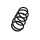 Suspension Spring Set front coil spring Ø 11.5 mm EIBACH for e.g. FORD FIESTA