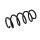 Suspension Spring Set front coil spring Ø 11.5 mm EIBACH for e.g. FORD FIESTA