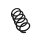 Suspension Spring Set front coil spring Ø 11.5 mm EIBACH for e.g. FORD FIESTA