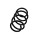Suspension Spring Set front coil spring Ø 12.8 mm EIBACH for e.g. VW ARTEON