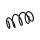 Suspension Spring Set front coil spring Ø 12.8 mm EIBACH for e.g. VW TIGUAN