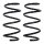 Suspension spring set front Ø 11.8 mm 282 mm EIBACH for SEAT LEON and others