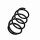 Suspension Spring Set front coil spring Ø 11.8 mm EIBACH for e.g. SEAT LEON