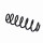 Suspension Spring Set rear axle coil spring Ø 11.3 mm EIBACH for e.g. VW GOLF