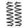 Suspension spring set rear axle Ø 11.3 mm 351 mm EIBACH for SEAT LEON and others