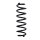 Suspension spring set rear axle Ø 11.3 mm 351 mm EIBACH for SEAT LEON and others