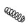 Suspension Spring Set rear coil spring Ø 11.3 mm EIBACH for SEAT LEON and others