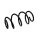 Suspension Spring Set front coil spring Ø 12.3 mm EIBACH for e.g. SKODA SUPERB