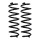 Suspension spring set rear Ø 11.5 mm 335 mm EIBACH for e.g. SKODA OCTAVIA III