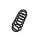 Rear Suspension Spring Set Ø 11.5 mm EIBACH for SKODA OCTAVIA and others