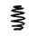 Suspension spring set rear axle Ø 11.8 mm 348 mm EIBACH for e.g. VW GOLF VII