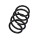 Suspension Spring Set front axle coil spring Ø 12.5 mm EIBACH for e.g. VW GOLF