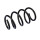 Suspension Spring Set front axle coil spring Ø 12.5 mm EIBACH for e.g. VW GOLF