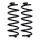 Suspension spring set rear Ø 11.8 mm 319 mm EIBACH for e.g. SKODA OCTAVIA IV