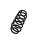 Rear Suspension Spring Set Ø 11.8 mm EIBACH for SKODA OCTAVIA and others