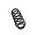 Rear Suspension Spring Set Ø 11.8 mm EIBACH for SKODA OCTAVIA and others