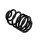Suspension Spring Set rear coil spring Ø 14.3 mm EIBACH for e.g. OPEL MOKKA