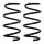 Suspension spring set front Ø 12.3 mm 278 mm EIBACH for e.g. SKODA OCTAVIA IV