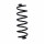 Suspension spring set rear axle Ø 11 mm 320 mm EIBACH for e.g. AUDI A3