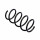 Suspension Spring Set front axle coil spring Ø 11.5 mm EIBACH for e.g. VW GOLF