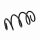 Suspension Spring Set front coil spring Ø 12.5 mm EIBACH for e.g. SKODA SUPERB